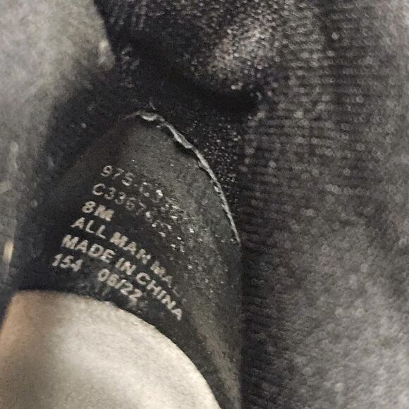 Cliffs by White Mountain Black Slouch Ankle Boots Wedge Booties Size 8 - Picture 7 of 7